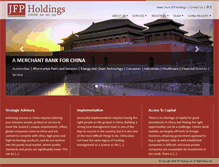 Tablet Screenshot of jfpholdings.com